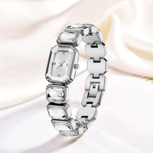 Vista 3 de BESTKANG Reloj de pulsera de cristal de lujo para mujer, reloj impermeable de moda