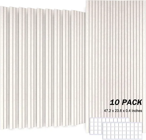 Vista 21 de Paneles de pared de piedra sintética 3D, 4 paneles de revestimiento de poliuretano para decoración de pared interior, textura de cemento más gruesa
