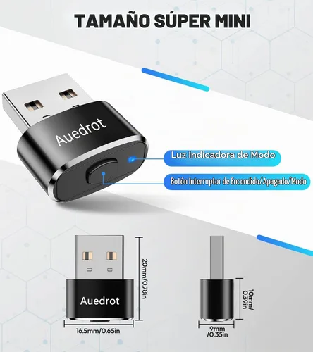 Vista 5 de Mouse USB con botón de interruptor de movimiento, agitador de mouse automático mini con 2 modos de movimiento, sin necesidad de controladores, plug
