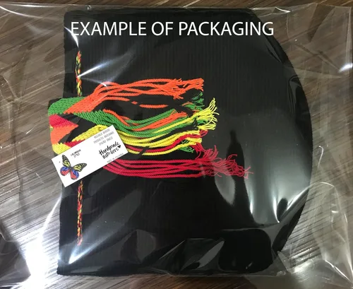 Vista 8 de Bolsos Colombianos, Mochila Wayuu, 100% Original Algodón Colombiano Hecho a Mano (BORDADO)