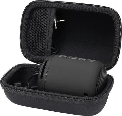Vista 8 de khanka Estuche de viaje duro de repuesto para Sony SRS-XB13 Extra Bass Compact Portable Impermeable Bluetooth Altavoz (negro)