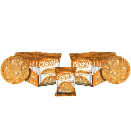 Vista 35 de Galletas de brownie Classic Cookie suavemente horneadas en forma redonda, 2 cajas, 16 galletas envueltas individualmente