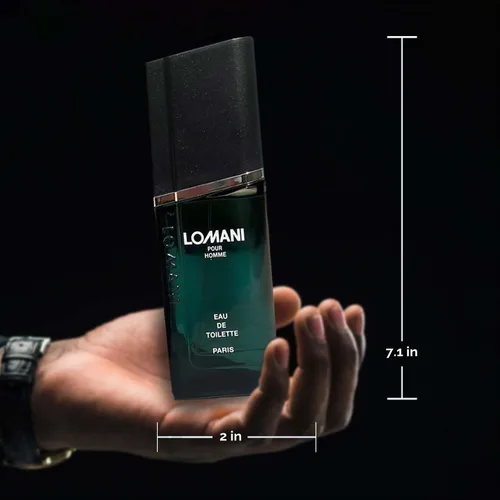 Vista 3 de Lomani Signature Eau de Toilette Spray para hombre, 3.3 onzas
