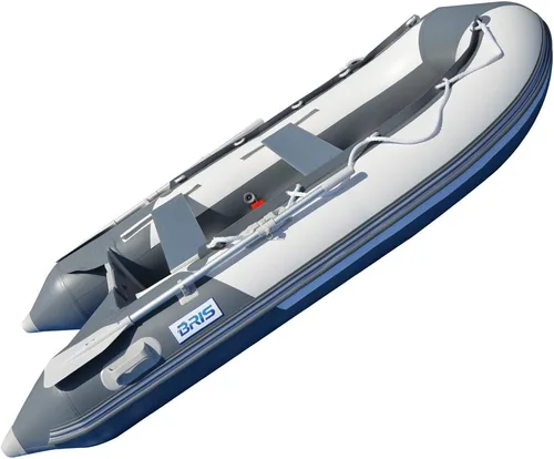 Vista 3 de BRIS Bote inflable de 10.8 pies para pesca de rafting bote de pontón tierno