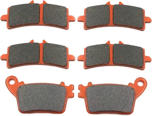 Vista 2 de SMT - Repuesto de pastillas de freno FA447F FA436 compatible con Suzuki GSXR 600 GSXR 750 L 2011-2018 GSXR 1000 L 2012-2018 Fibra de carbono