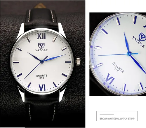 Vista 5 de Mens Watches Ultra-Thin Minimalist Waterproof Fashion Simple Business Wrist Watch for Men Unisex Dress with Leather Band