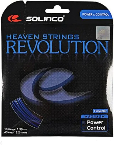 Vista 2 de Solinco Revolution - Cuerda de tenis (0.56 oz, 0.051 in, 2 unidades)