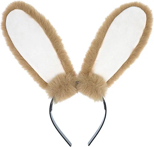 Vista 18 de Faylay Diadema peluda con orejas de conejo para mujer, accesorios de fiesta Bdte