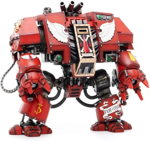 Vista 5 de Joytoy Warhammer 40K Figuras de acción a escala 1/18 Joy Toy Figura de modelo de mecha Blood Angels Furioso Dreadnought Hermano Samel
