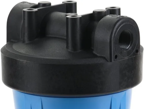 Vista 2 de Hydronix HF45-10BLBK34 - Carcasa para filtro de agua con certificación NSF, puertos de 10" - 3/4