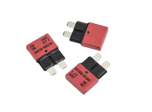 Vista 32 de GLOSO Circuit Breakers E37 Auto (T1) Reset Low Profile ATC/ATO - 1 Pack (3A)