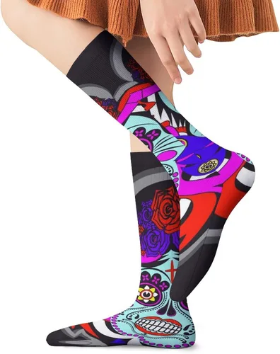 Vista 7 de Sport Socks Dress Decor Socks Comfortable And Breathable Socks