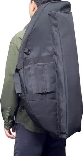 Vista 8 de Funda para Arco Compuesto TaktZeit Funda para Arco Suave para Caza de 36"/44" de Largo con Correa de Hombro Ajustable y Correa para Mochila