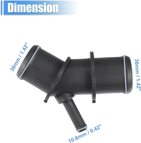 Vista 7 de Manguera de refrigerante de radiador uxcell para Toyota RAV4 2009-2012 2.5L L4-Gas Manguera superior de radiador reemplaza No.16057-36010