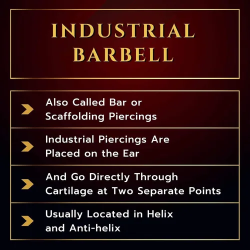 Vista 4 de MATIGA 2 unids anodizado 0.56 oz 1 12 1.496 in barra industrial piercing joyería pendiente cartílago oreja andamio 0.157 in cono más opciones