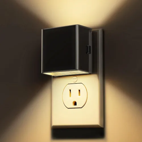 Vista 8 de L LOHAS LED - Luz nocturna LED, luces nocturnas regulables enchufables en la pared, paquete de 2, luz nocturna de 3CCT para niños, giratoria 180°