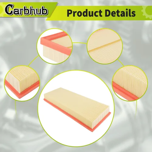 Vista 5 de Carbhub 2730940404 1120940004 Filtro de aire Reemplazo para Mercedes-Benz S400 CLK320 GLK350 SL550 CLS550 E350 E550 R350 SLK300 C230 Filtro de aire