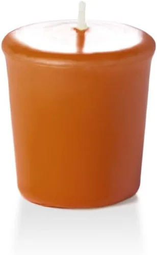 Vista 6 de Yummi - Velas votivas sin aroma, 15 horas de combustión, color blanco. 9 por paquete