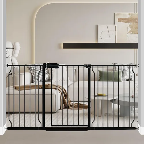 Vista 25 de Fairy Baby Puerta de seguridad para bebés Extensión de 12 cm para puerta de seguridad para bebés con cierre automático Puerta de seguridad