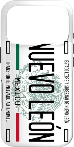 Vista 30 de Neoleonés Nuevo Leon License Plate Phone Case for iPhone 17