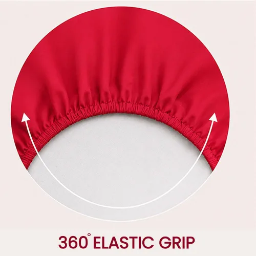 Vista 155 de Sábana bajera ajustable de lujo suave de 600 hilos, 100% algodón egipcio, sábana bajera ajustable individual con elástico alrededor, se adapta a