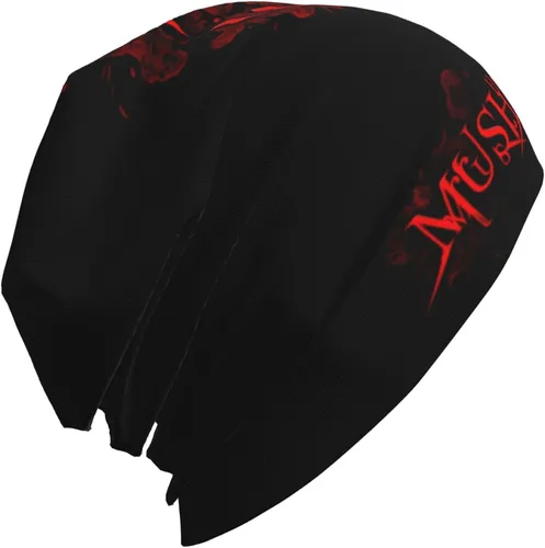 Vista 8 de EUGENEHW Mushroomhead - Gorro de punto para hombre y mujer, color negro, Negro