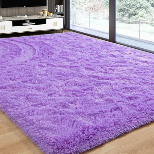 Vista 114 de Softlife Alfombra naranja para dormitorio, alfombra de felpa esponjosa para sala de estar para niñas, alfombra lanuda para niños, alfombra suave