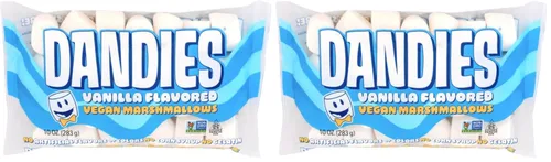 Vista 12 de Dandies Jumbo Campers, Malvaviscos Veganos, Sin Saborizante Artificial, Colorantes Alimentarios, Jarabe de Maíz o Gelatina, Perfectos para S’mores