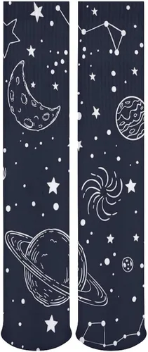 Vista 6 de Non Slip Comfortable Mid Calf Socks Indoor And Outdoor Socks Dress Decor Socks