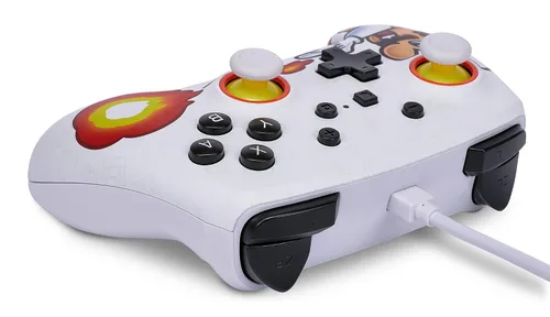 Vista 6 de PowerA Enhanced Wired Controller for Nintendo Switch - Fireball Mario