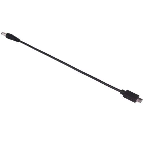 Vista 5 de [Paquete de 2 unidades de 0.8 ft USB 3.1 tipo C USB-C macho a CC 5.5X2.0.197 in macho Power Jack Extensión Cable adaptador de cable de carga