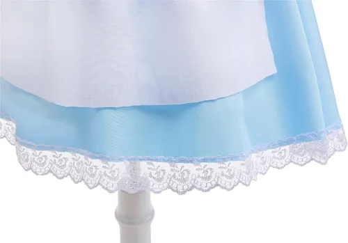 Vista 6 de Dressy Daisy Fancy Wonderland - Conjunto de disfraz de fiesta con delantal y diadema para niñas pequeñas, talla 2T a 14