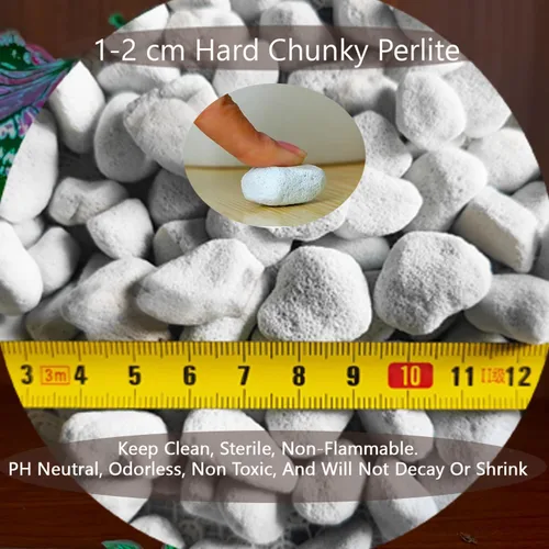 Vista 5 de Perlita gruesa dura natural de 0.4 a 0.8 pulgadas, 2 cuartos de galón para plantas hortícolas, perlita orgánica gruesa a granel, mezcla para macetas