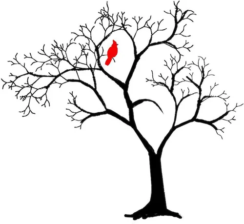 Vista 3 de CafePress Cardinal In Snowy Tree - Taza de café de cerámica (11 oz)