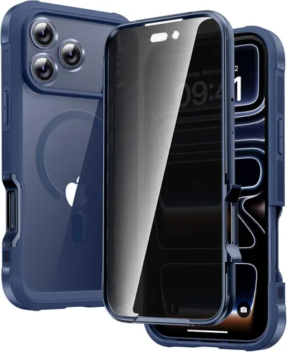 Vista 126 de Carcasa Diaclara diseñada para iPhone 12/12 Pro, carcasa completa resistente con protector de pantalla táctil y antiarañazos integrado, carcasa