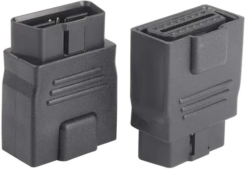 Vista 2 de Mini tamaño OBD2 OBDII Full 16 Pin macho a hembra Adaptador de diagnóstico Extensor de diagnóstico OBD Conector de extensión de puerto convertidor