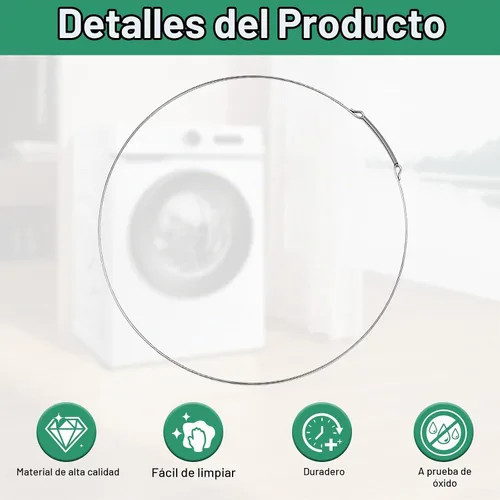 Vista 7 de 134527100 Abrazadera de arranque para lavadora de carga frontal Frigidaire Electrolux Anillo de retención 134365400, abrazadera de sello de puerta