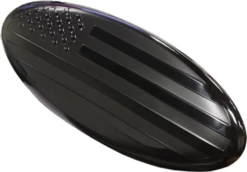 Vista 2 de Shenwinwin para emblema Ford, emblema negro de bandera americana de 7 pulgadas para parrilla delantera y portón trasero F150 para Explorer 04-10