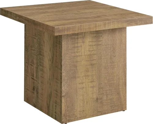 Vista 10 de Coaster Devar 710887 - Mesa auxiliar cuadrada para sala de estar, 23.5 Dark Pine