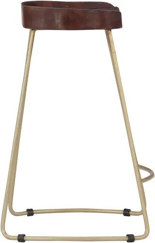 Vista 6 de sillas de bar, taburetes de bar, taburetes de bar Juego de 3, mesa de bar, sillas para barra de cocina, taburetes de bar Gavin 2 piezas Taburete
