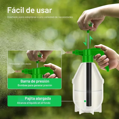 Vista 3 de VIVOSUN 50oz Pump Sprayer, Handheld Garden Water Sprayer Bottle Verde