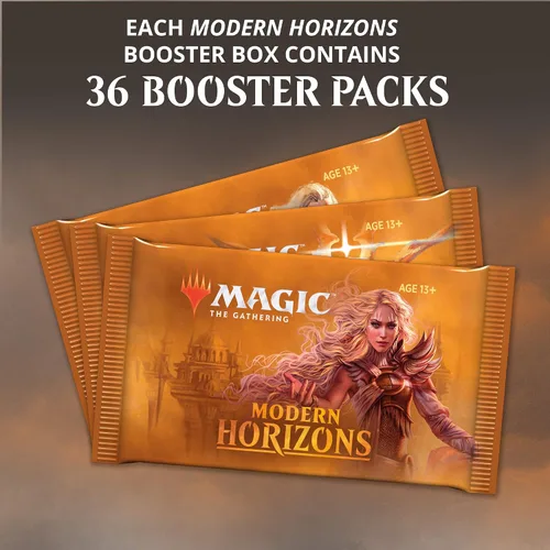 Vista 2 de Magic: The Gathering Modern Horizons Booster Box 36 paquetes de refuerzo Sellado de fábrica, tamaño único