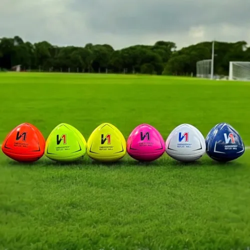 Vista 5 de ONEKEEPER Pelota de reflejo y reacción para fútbol - Blanco, naranja, azul, rosa y amarillo fluo, entrenamiento de agilidad y coordinación