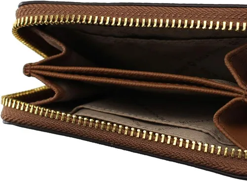 Vista 3 de Michael Kors Jet Set Travel - Estuche mediano con cremallera alrededor marróngrande caféEquipaje Funda tipo cartera para tarjetas