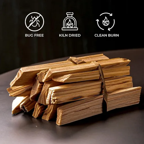 Vista 4 de Pizza Stix - Estufa de madera para horno de pizza, 12 pulgadas, 100% madera de roble seca al horno, ideal para: cocinar pizza, asar a la parrilla