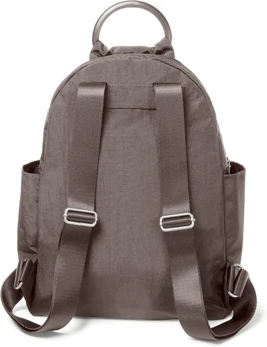 Vista 23 de Baggallini Mochila todo el día para mujer con pulsera de teléfono RFID, Negro, talla única