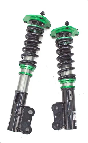 Vista 2 de Rev9 R9-HS2-072_2 Hyper-Street II Kit de bajada de suspensión de coilover, amortiguador monotubo con ajuste de rebote de 32 clics, longitud completa