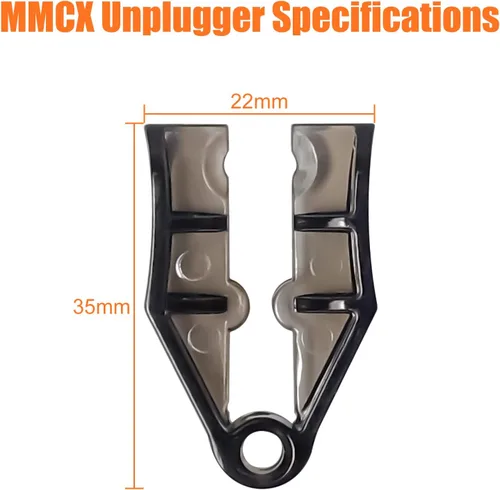 Vista 7 de okcsc MMCX Herramienta de extracción de cables IEM Herramienta de auriculares Ayuda a separar conectores MMCX con cable MMCX Assist Herramienta