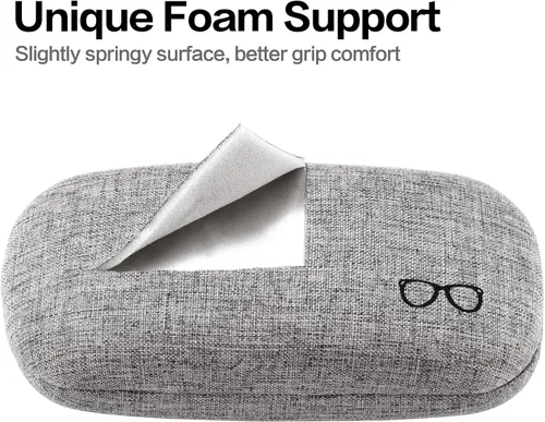Vista 3 de Vemiss - Funda rígida para lentes de sol (lino)