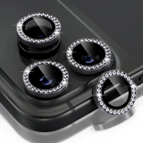 Vista 128 de Choiche Compatible para iPhone 16 Pro/iPhone 16 Pro Max Protector de Lente de Cámara, Vidrio Templado 9H Protector de Pantalla de Cubierta de Cámara